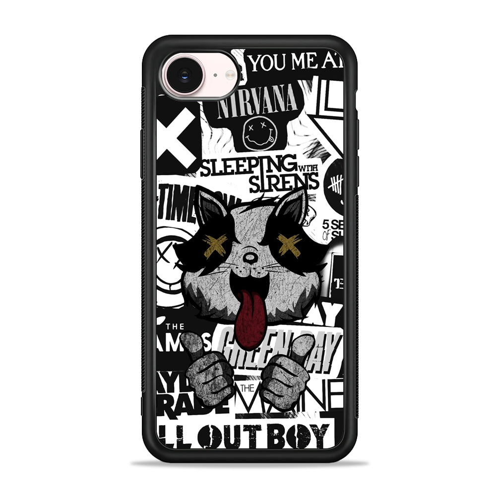 Rock Bands of Playlist iPhone 17e Case - Silicone Case