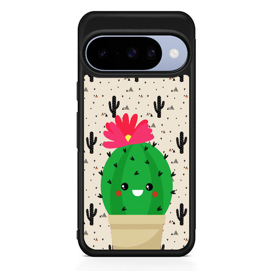 Cactus Tiny Pot Google Pixel 10 Case | Google Pixel 10 Rubber Protective Case