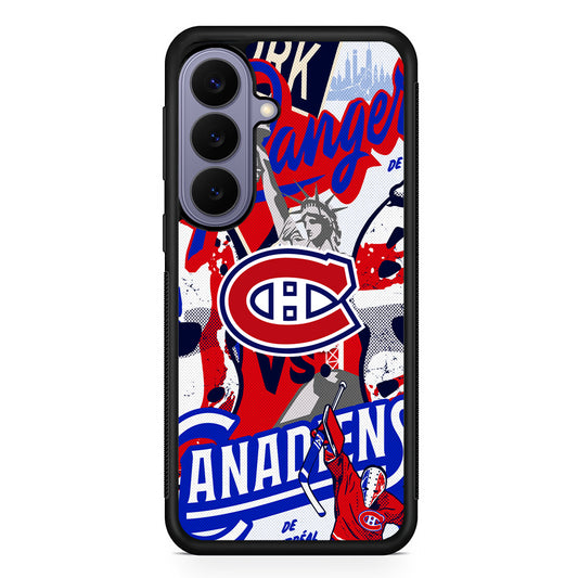 NHL Montreal Canadiens Rangers Samsung Galaxy S26 Case | Durable Rubber Case for Samsung Galaxy S26