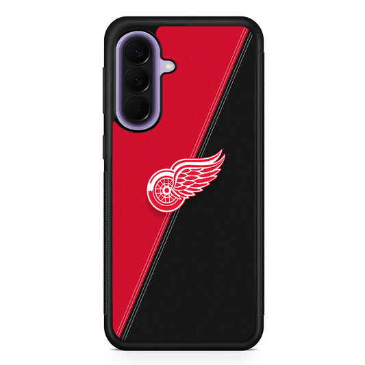 NHL Detroit Red Wings Logo Samsung Galaxy A57 Case | Slim Samsung Galaxy A57 Rubber Case