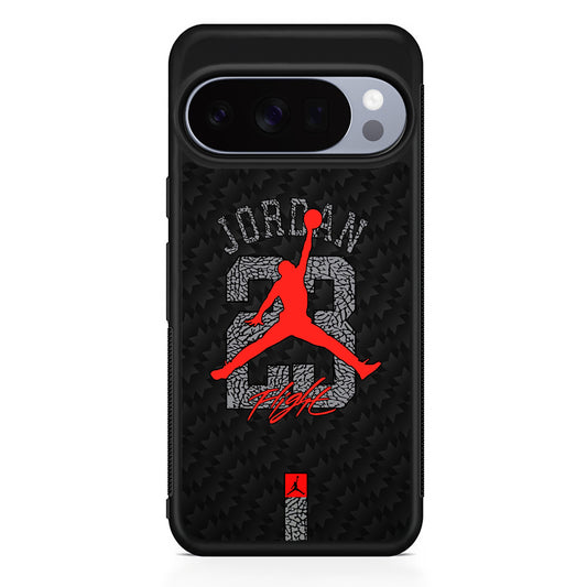 Air Jordan Sketch of Jersey Google Pixel 10 Pro Case | Slim Google Pixel 10 Pro Rubber Case