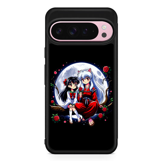 Inuyasha and Kagome Full Moon Google Pixel 9 Pro XL Case | Protective Cover