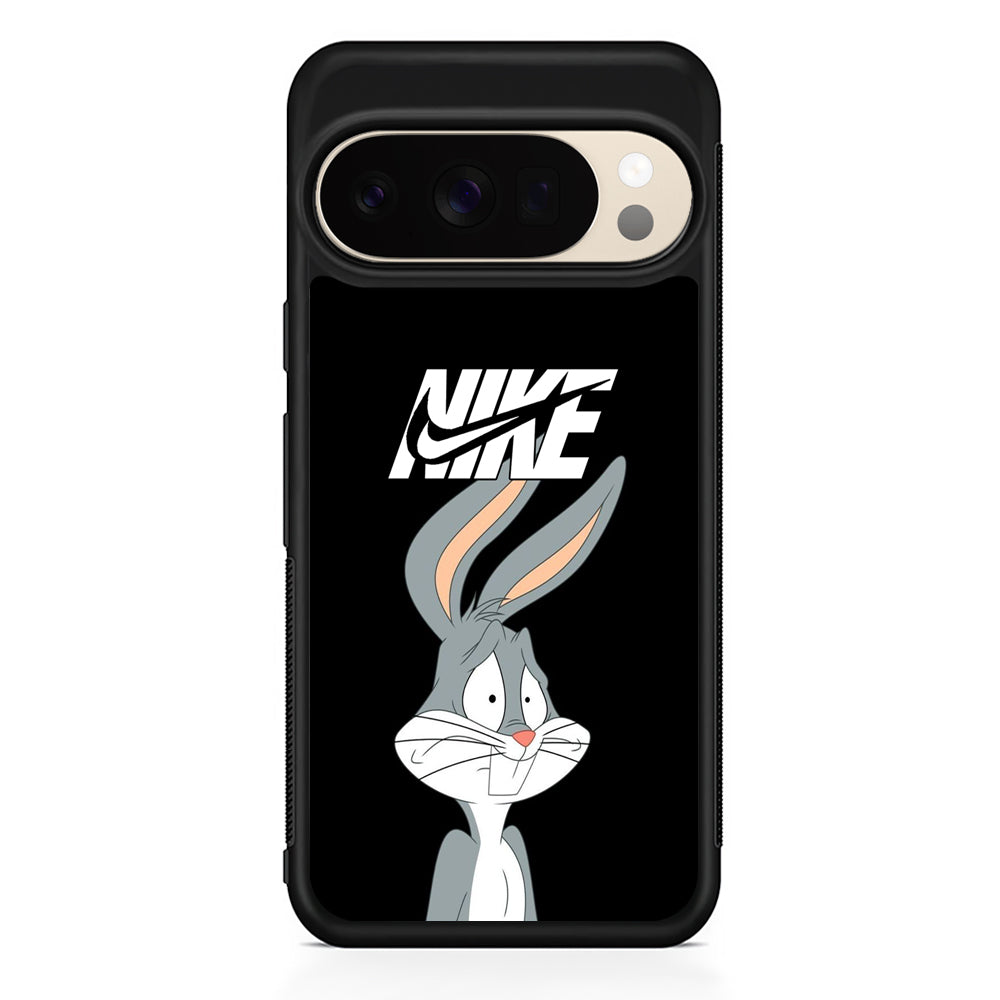 Nike Bugs Bunny Scared Google Pixel 10 Pro XL Case | Durable Google Pixel 10 Pro XL Cover