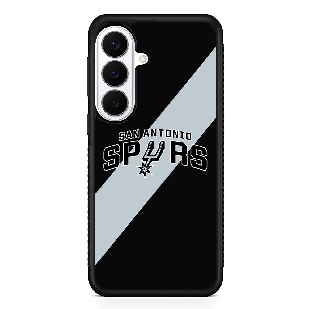 NBA San Antonio Spurs Stripe Samsung Galaxy S26 Plus Case | Slim Protective Cover for Samsung Galaxy S26 Plus