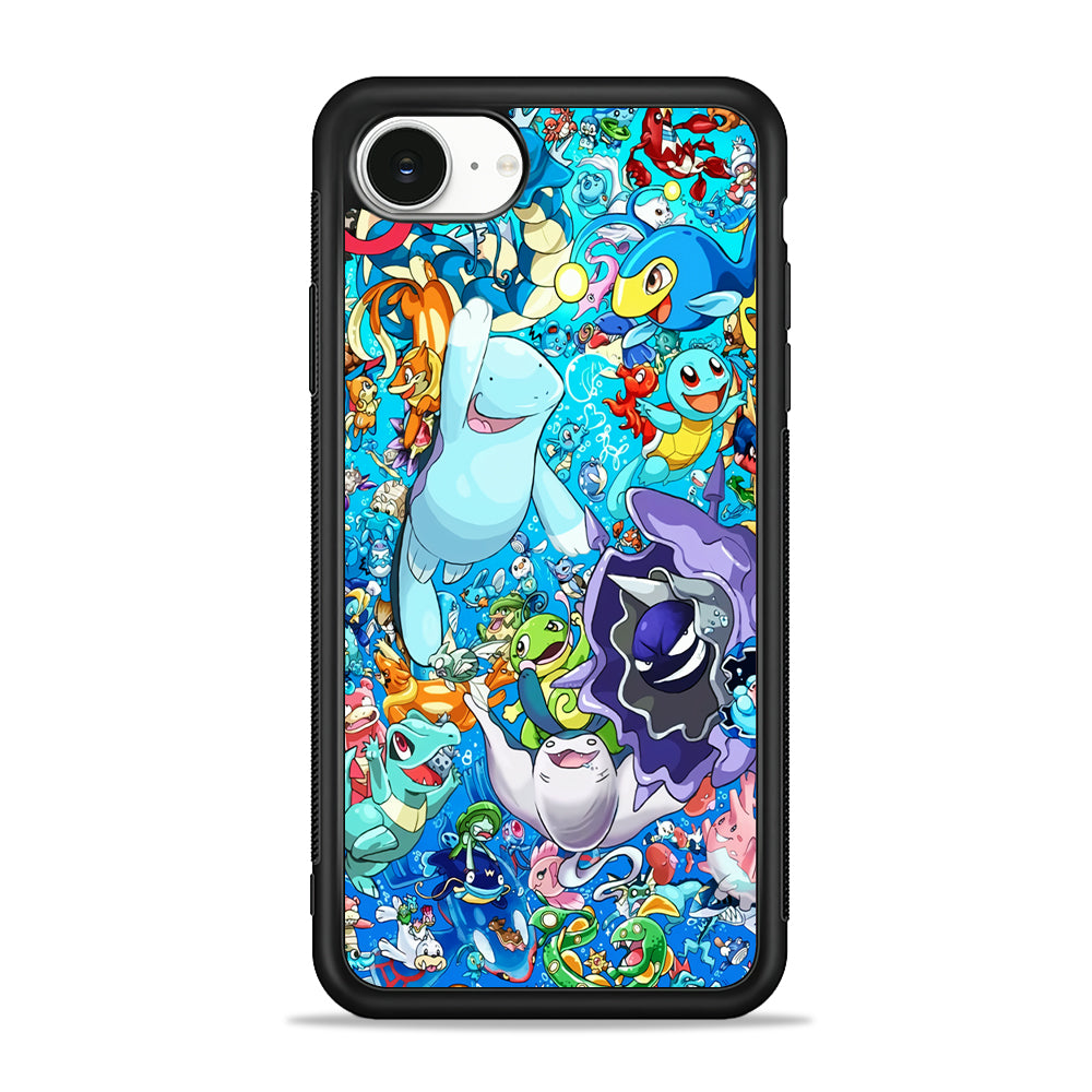 Pokemon Water iPhone 16e Case | Protective Phone Cover