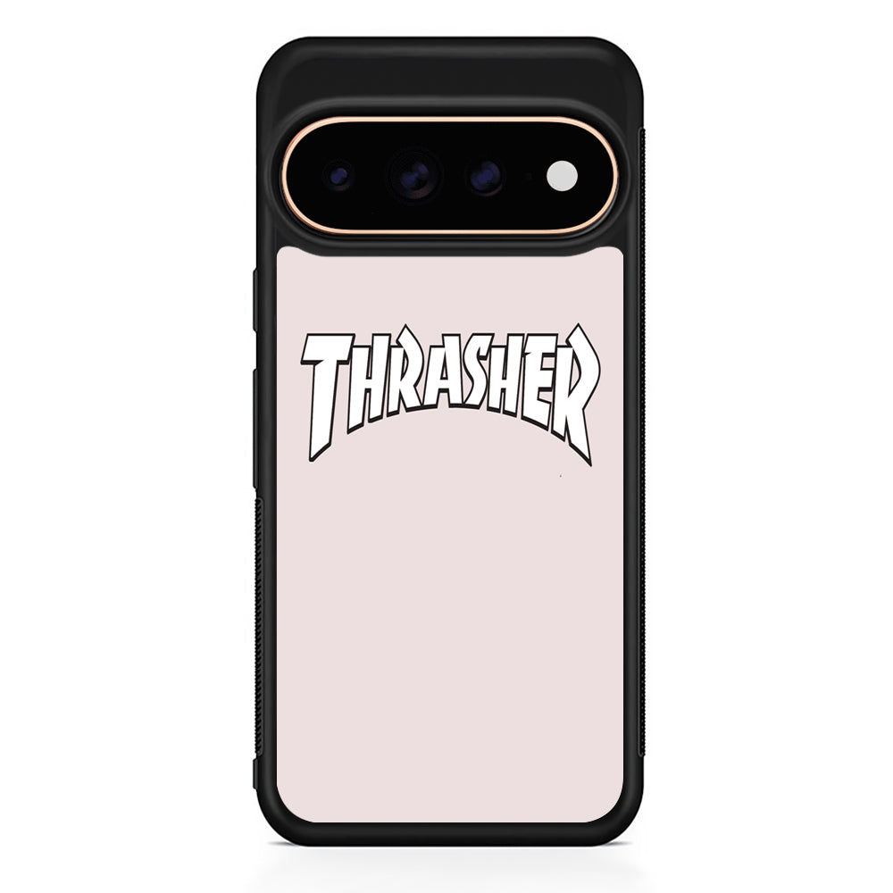 Thrasher Pearl White Logo Google Pixel 11 Pro Case - Stylish Protective Phone Case