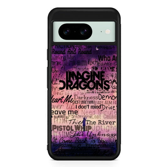 Imagine Dragons Poster Art Google Pixel 8 Case | Durable Protective Cover for Google Pixel 8