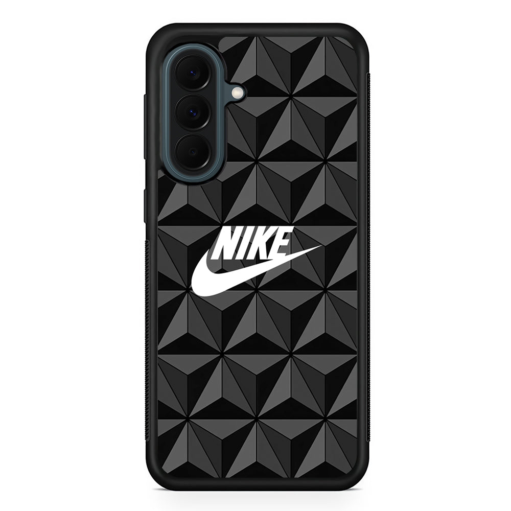 Nike Triangle Shape Of Grey Samsung Galaxy A37 Case | Samsung Galaxy A37 Rubber Phone Case