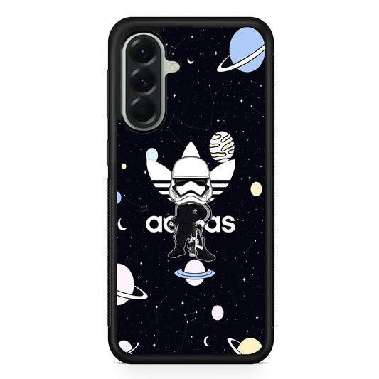 Adidas Stormtrooper Galaxy Samsung Galaxy A56 Case | Samsung Galaxy A56 Rubber Protective Case