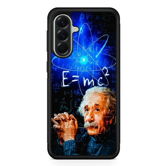 Albert Einstein Physical Formulas Samsung Galaxy A56 Case | Samsung Galaxy A56 Protective Rubber Case