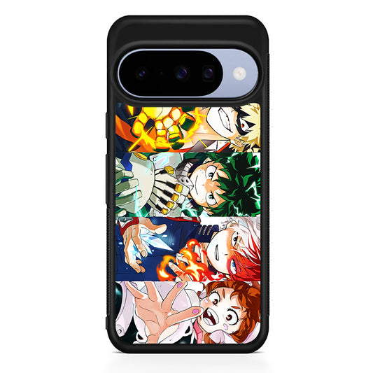 My Hero Academia Main Characters Google Pixel 10 Case | Google Pixel 10 Rubber Protective Case