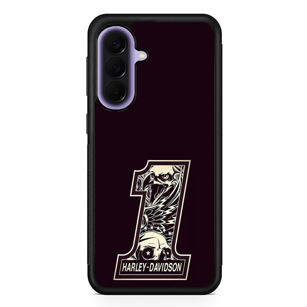 Harley Davidson Number Dark Purple Samsung Galaxy A57 Case | Samsung Galaxy A57 Protective Cover