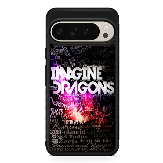 Imagine Dragons Lettering Art Google Pixel 9 Pro Case | Slim Protective Cover
