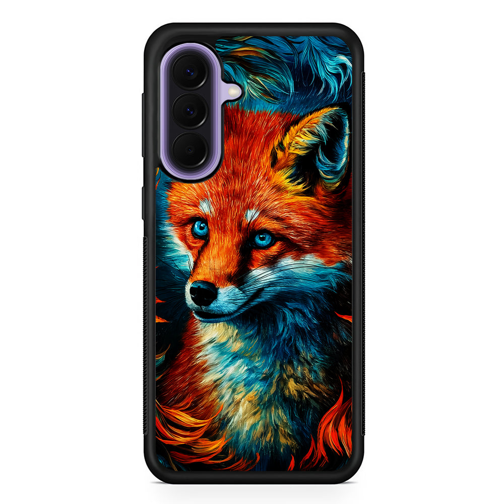 Painting Of A Fox Samsung Galaxy A57 Case | Slim Samsung Galaxy A57 Rubber Case