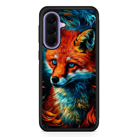 Painting Of A Fox Samsung Galaxy A57 Case | Slim Samsung Galaxy A57 Rubber Case