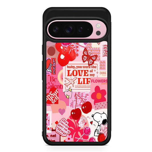 Valentine’s Day Aesthetic Google Pixel 9 Pro XL Case | Protective Cover