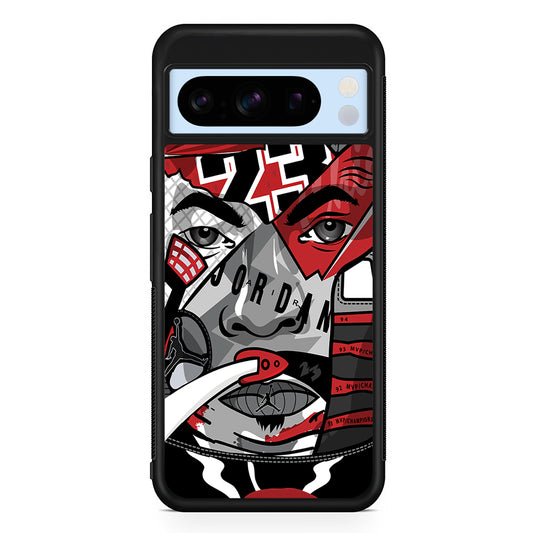 Air Jordan Warrior's Eyes Google Pixel 8 Pro Case | Slim Protective Cover