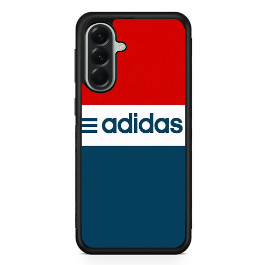 Adidas Red Blue White Samsung Galaxy A56 Case | Samsung Galaxy A56 Rubber Protective Case