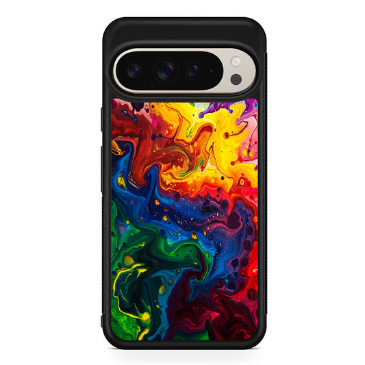 Abstract Liquid Marble Aesthetic Google Pixel 9 Pro Case | Slim Protective Cover