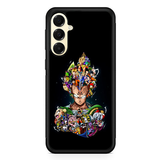 Dragon Ball Vegeta and Friends Samsung Galaxy A16 Case | Slim Rubber Samsung Galaxy A16 Case