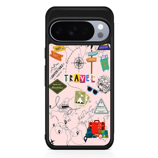 Travel and Adventure Tourism Google Pixel 10 Pro Case | Slim Google Pixel 10 Pro Rubber Case
