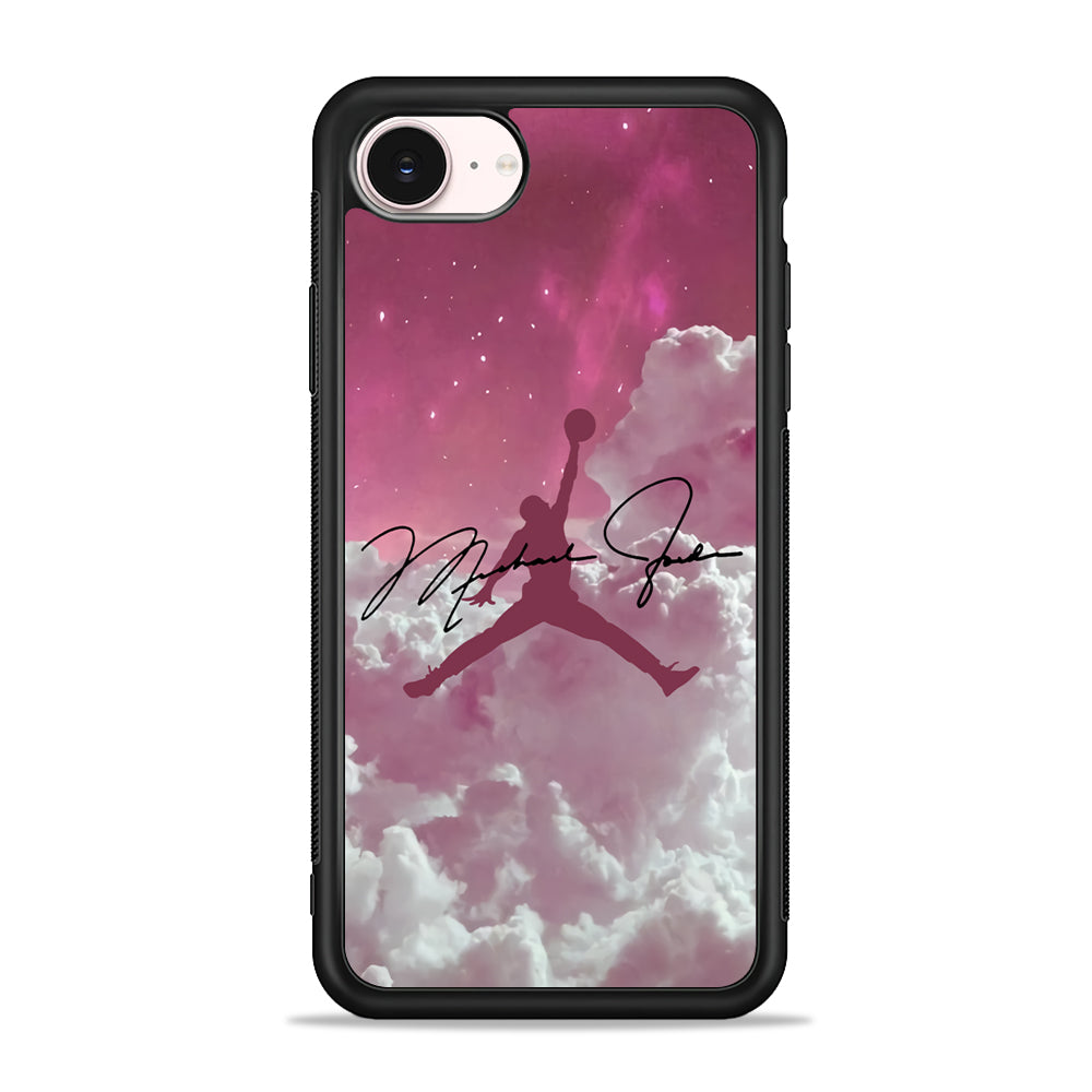 Air Jordan Signature Art of Aesthetic Aurora iPhone 17e Case - Silicone Case