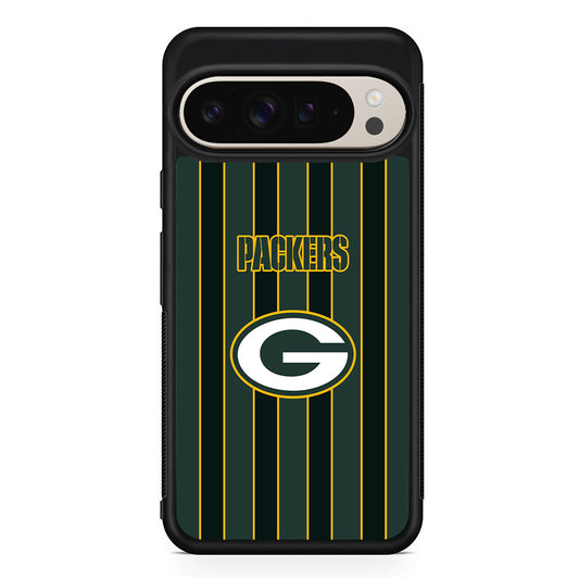 NFL Green Bay Packers Yellow Line Google Pixel 9 Pro Case | Slim Protective Cover