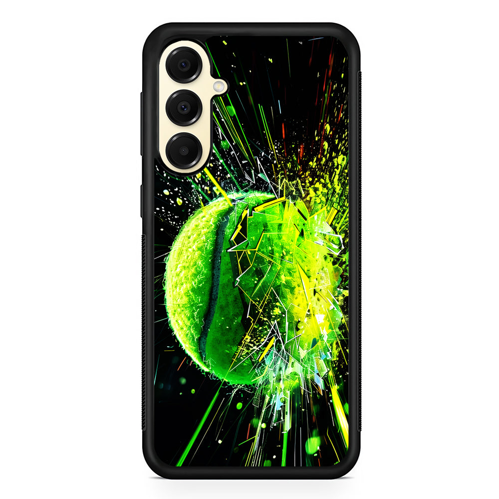 Tennis Ball Breaks Glass Samsung Galaxy A16 Case | Slim Rubber Samsung Galaxy A16 Case