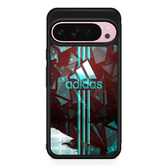 Adidas Green Light Abstract Google Pixel 9 Pro XL Case | Protective Cover