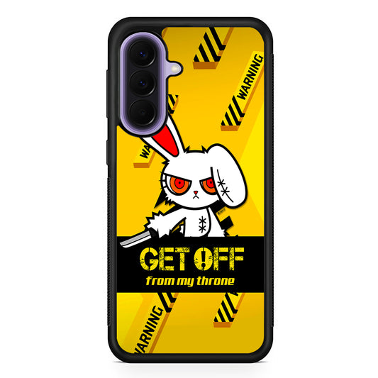 Angry Bunny Throne Samsung Galaxy A57 Case | Slim Samsung Galaxy A57 Rubber Case
