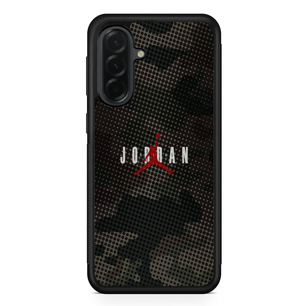 Air Jordan Gradation of Dark Camouflage Samsung Galaxy A36 Case | Slim Samsung Galaxy A36 Protective Case