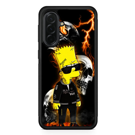 Bart Simpson Bad Boy Samsung Galaxy A36 Case | Protective Rubber Cover