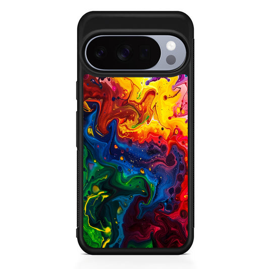 Abstract Liquid Marble Aesthetic Google Pixel 10 Pro Case | Slim Google Pixel 10 Pro Rubber Case