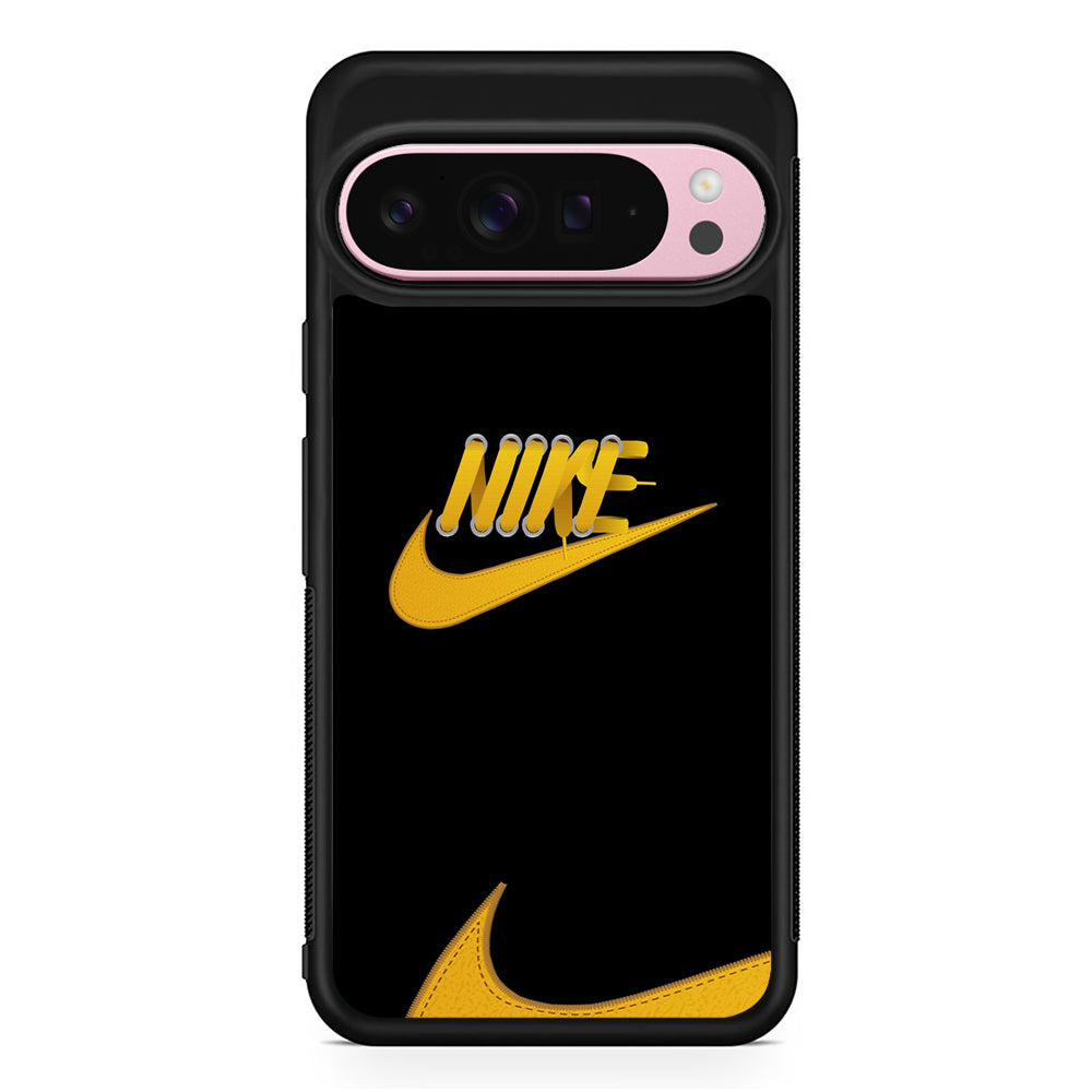 Nike Yellow Shoelace Google Pixel 9 Pro XL Case | Protective Cover