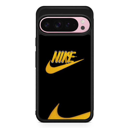 Nike Yellow Shoelace Google Pixel 9 Pro XL Case | Protective Cover