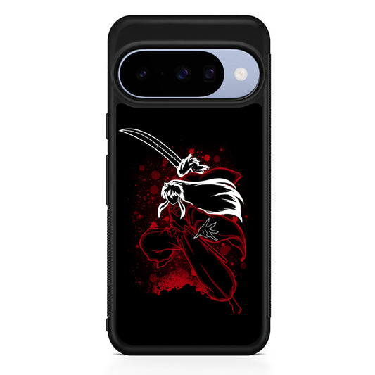 Inuyasha Silhouette Google Pixel 10 Case | Google Pixel 10 Rubber Protective Case