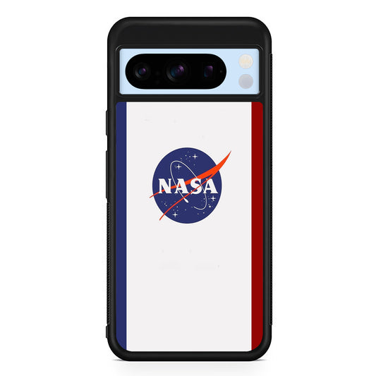 Nasa Stripe Blue Red Emblem Google Pixel 8 Pro Case | Slim Protective Cover