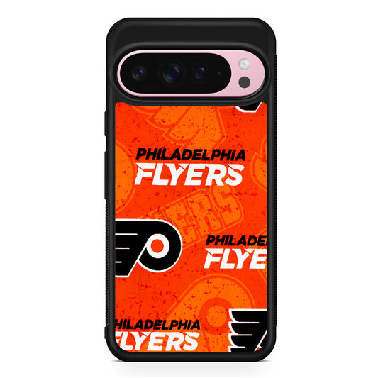 NHL Philadelphia Flyers Pattern Google Pixel 9 Pro XL Case | Protective Cover