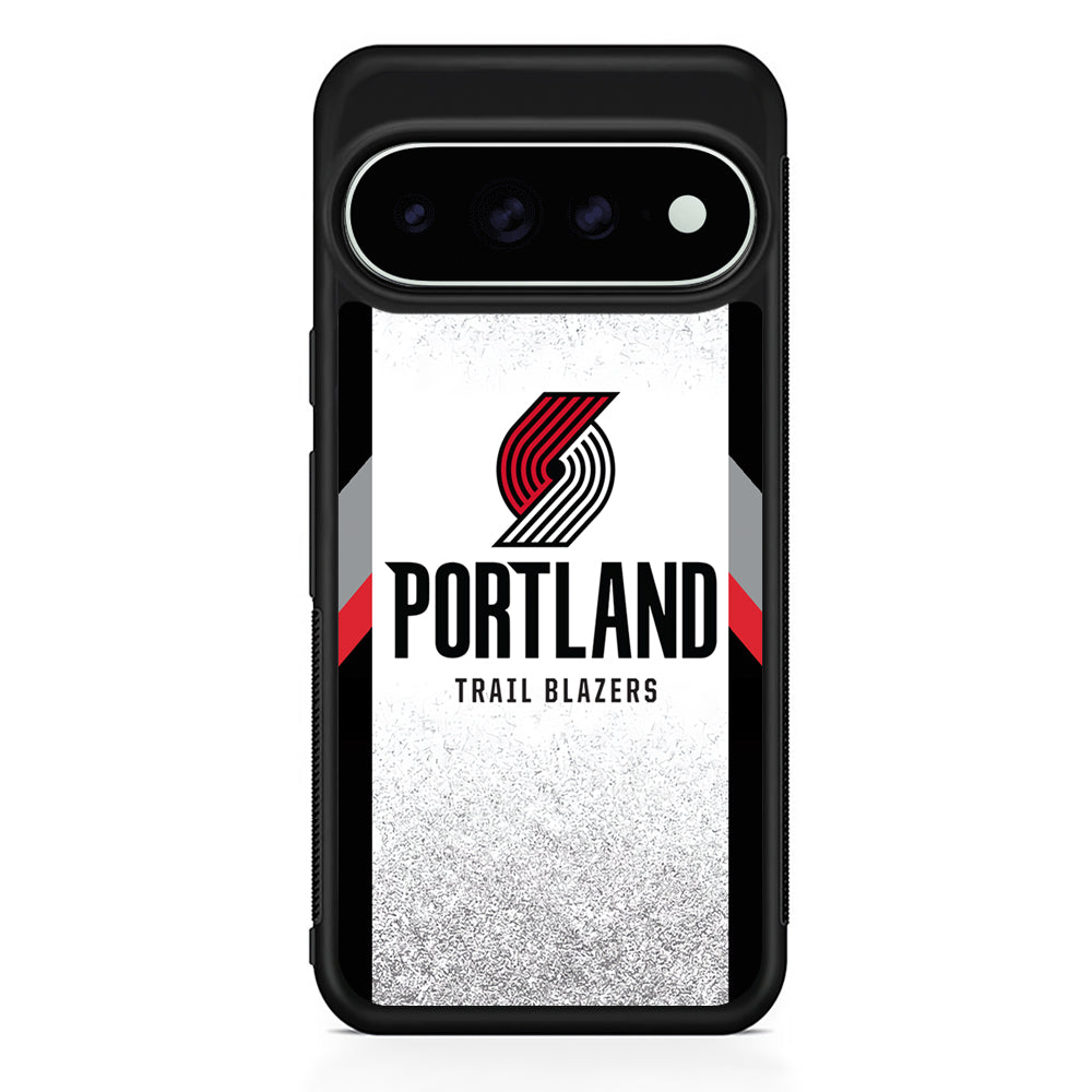NBA Portland Trail Blazers Silver Google Pixel 11 Pro XL Case - Custom Design Protective Case