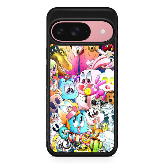 The Amazing World Of Gumball Google Pixel 9 Case | Google Pixel 9 Protective Rubber Case