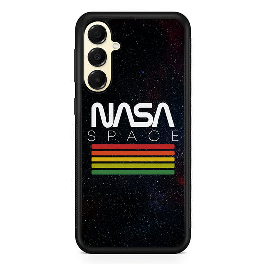 Nasa Space Strpe Colour Samsung Galaxy A16 Case | Slim Rubber Case for Samsung Galaxy A16