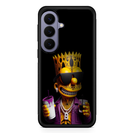 Bart Simpson The Rapper Samsung Galaxy S26 Case | Durable Rubber Case for Samsung Galaxy S26