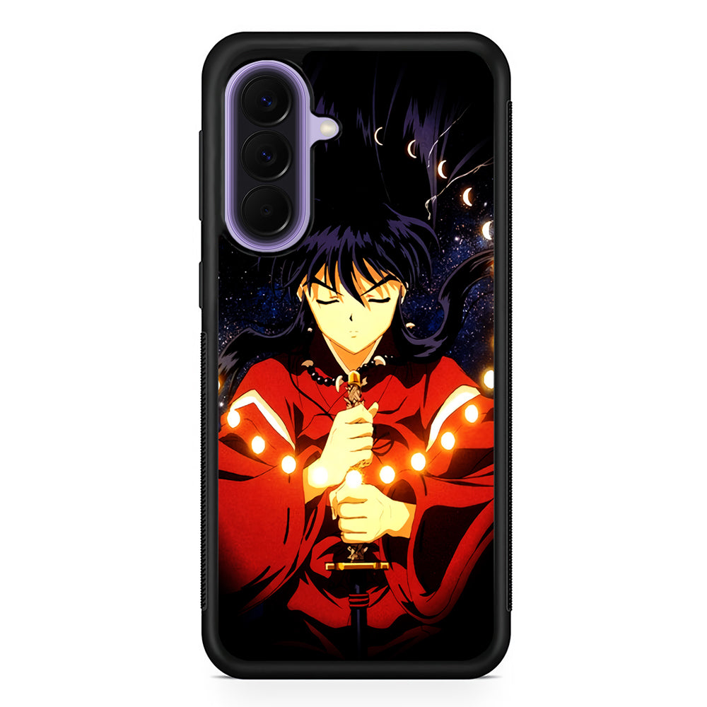 Inuyasha Moon Phases Samsung Galaxy A57 Case | Slim Samsung Galaxy A57 Rubber Case