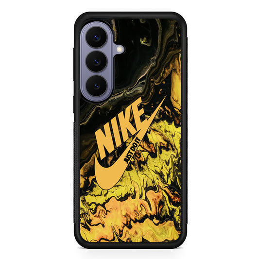 Nike Marble Yellow Liquid Samsung Galaxy S26 Case | Lightweight Samsung Galaxy S26 Phone Case