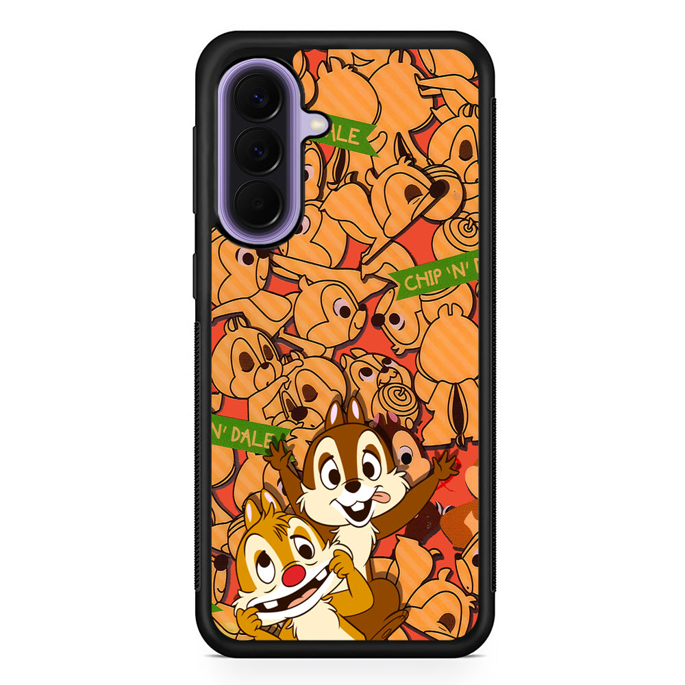 Chip N Dale Face of The Day Samsung Galaxy A57 Case | Slim Samsung Galaxy A57 Rubber Case
