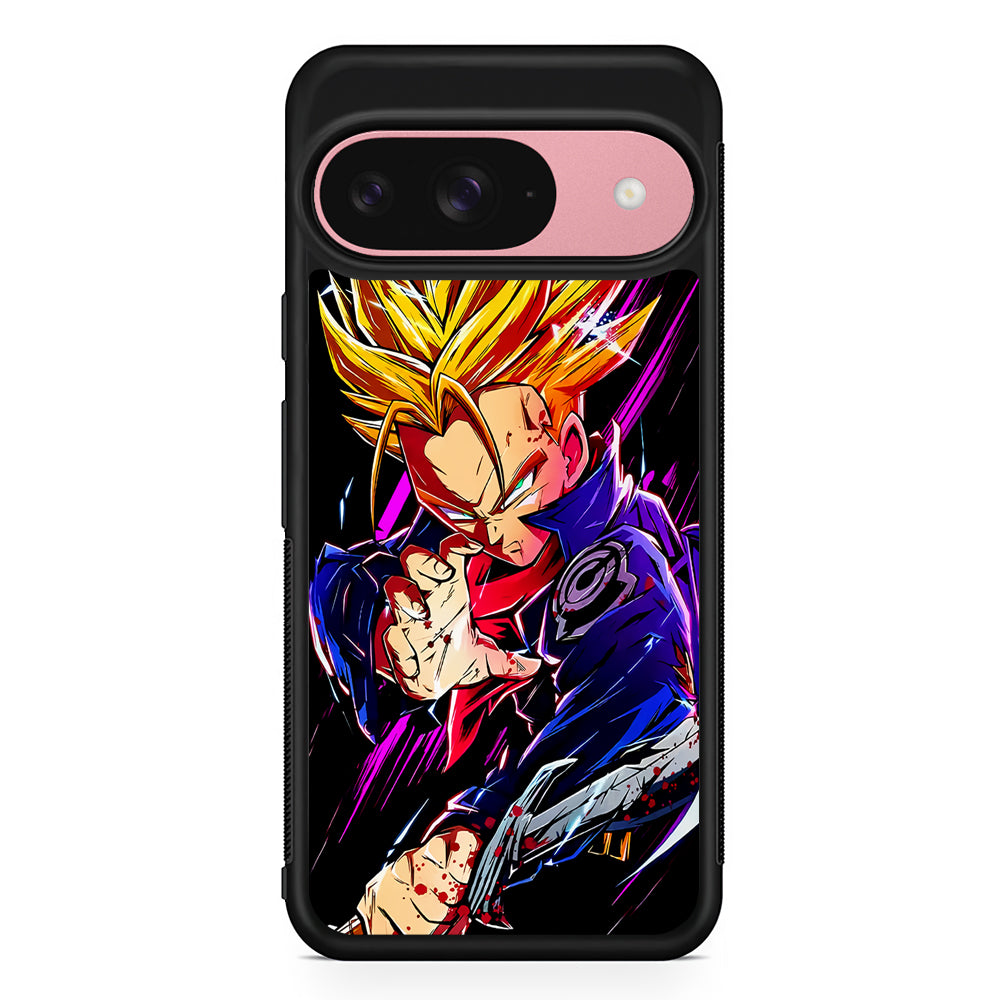 Future Trunks Dragon Ball Z Google Pixel 9 Case | Google Pixel 9 Protective Rubber Case
