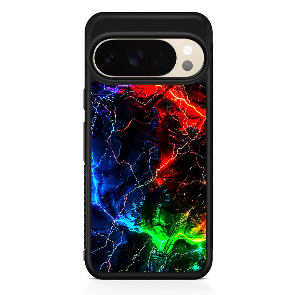 Lightning Strike at Night Google Pixel 10 Pro XL Case | Slim Google Pixel 10 Pro XL Protective Case