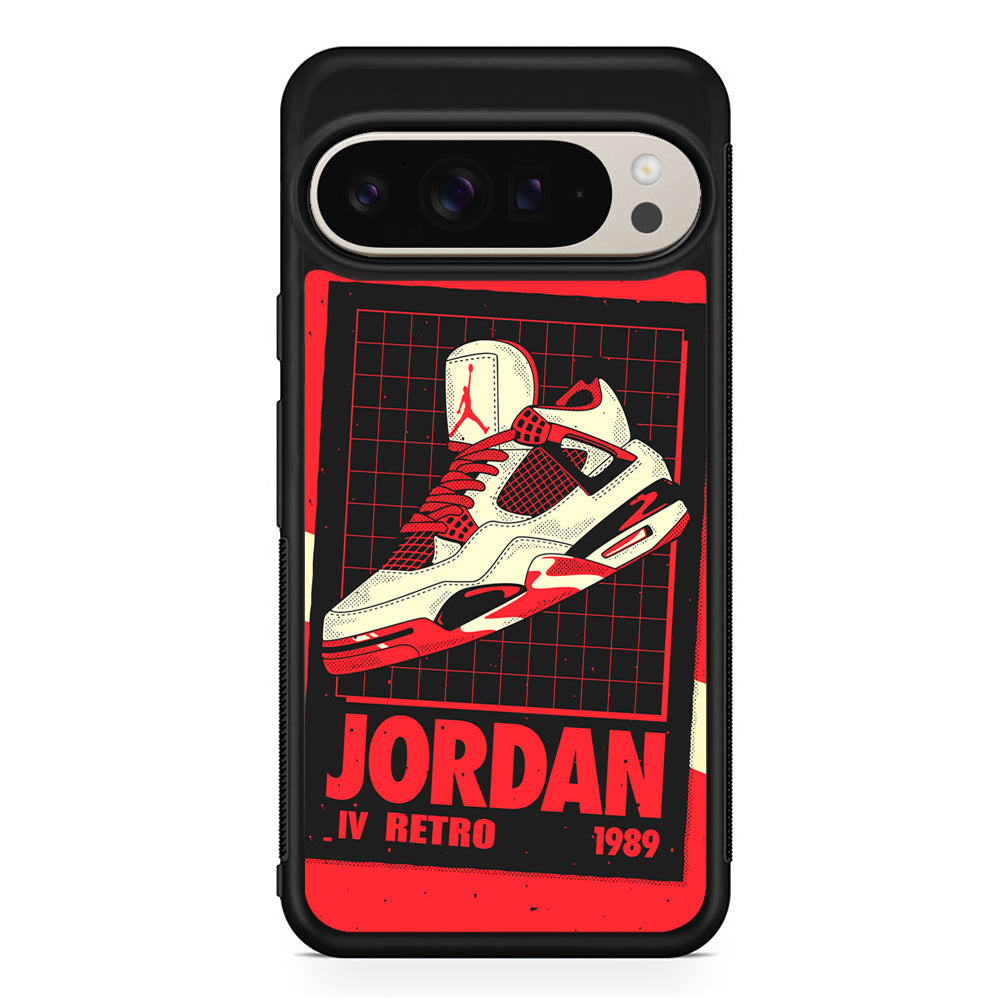 Air Jordan Poster from The Past Google Pixel 9 Pro Case | Slim Protective Cover