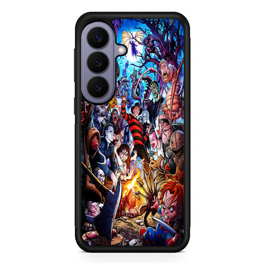 Scary Movie Horror Main Characters Samsung Galaxy S26 Case | Durable Rubber Case for Samsung Galaxy S26