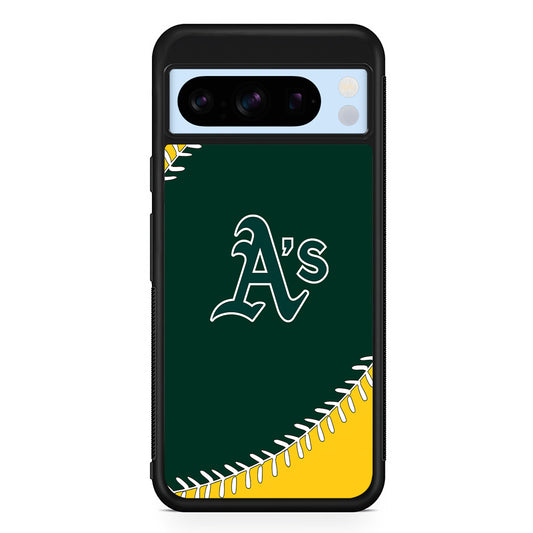 MLB Oakland Athletics Team Google Pixel 8 Pro Case | Slim Rubber Case for Google Pixel 8 Pro